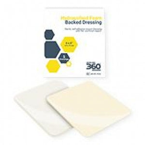 Gemco Gemcore360° Hydrocolloid Dressing - Hydrocolloid Foam Dressing, 6" x 6" - AM-WC-HC66