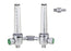 Aluminum Dual Oxygen Flowmeters