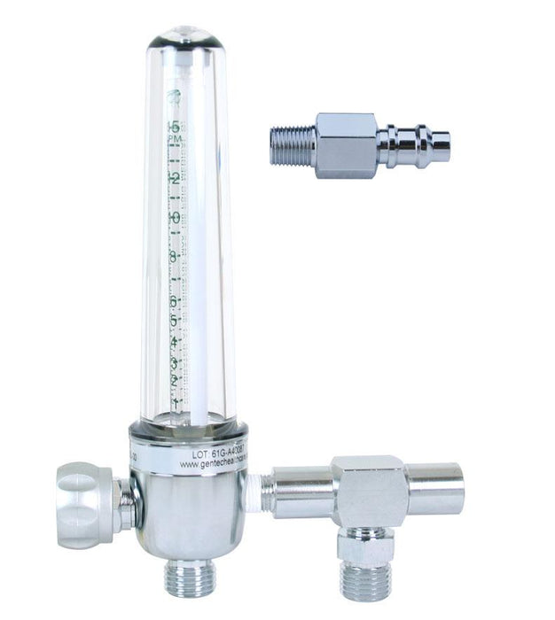 Aluminum Dual Oxygen Flowmeters