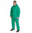 Condor Flame-Resistant Coverall Rainsuits - Green Guard Flame-Resistant PVC Coverall Rain Suit with Detachable Hood, Unisex Size 3XL - 1FBA2