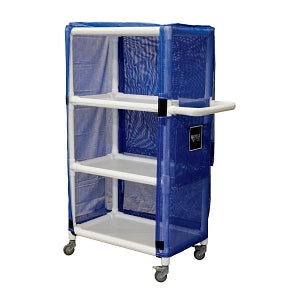 Royal Basket Truck PVC Bulk Linen Cart - Blue 450-lb. Capacity PVC Bulk Linen Cart - G32-BBX-L3A-3UL