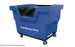 Grainger High Density Polyethylene Cube Trucks - Cube Truck, 27 cu. ft. Capacity, 1200 lb. Capacity, Blue - 2ENC4