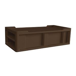 Cortech Brown 85" x 41" x 24" Polyethylene Endurance Bed - Brown 85" x 41" x 24" Polyethylene Endurance Bed - 7801BN