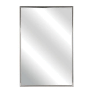 Bradley Framed Mirror - Silver 24"H x 18"W Framed Mirror - 781-018240