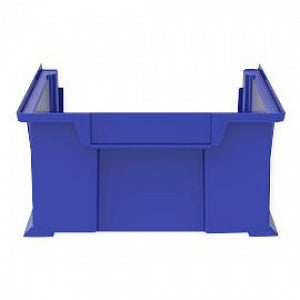 Akro-Mils Akro Super-Size Bins - Blue Hopper Bin, 6" x 20" x 12.375" - 30280BLUE