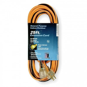 Grainger Indoor-Outdoor 25 ft. Lighted Extension Cord - Indoor-Outdoor 25-ft. Lighted Extension Cord - 3EA99