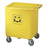 Bradley Corporation Yellow Eyewash Station Waste Cart - Yellow Eyewash Station Waste Cart - S19-399