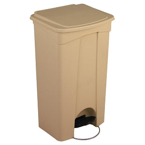 Tough Guy Rectangular Trash Cans - Beige 23-gal. Rectangular Trash Can - 6GAK1