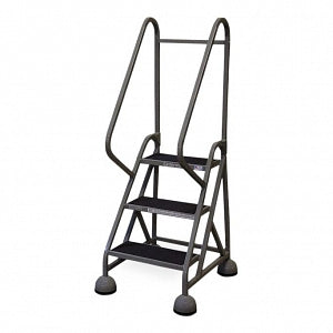 Cotterman 3-Step Rolling Ladder with Antislip Step Threads - 3-Step Rolling Ladder, 57" Height, 450 lb. capacity - ST-301 A2 C1 P5