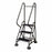 Cotterman 3-Step Rolling Ladder with Antislip Step Threads - 3-Step Rolling Ladder, 57" Height, 450 lb. capacity - ST-301 A2 C1 P5