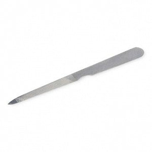 Graham-Field Stainless Steel Triple Cut Nail File - Fingernail File, 5" - 1776