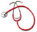 Graham-Field Single Head Stethoscope - Labtron Single-Head Stethoscope, Deluxe, Red - 300DLX-R