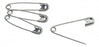 Graham Field Safety Pins - Grafco Nickel-Plated Safety Pin, #1 - 3039-1 C