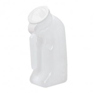 Graham-Field Plastic Male Urinal - URINAL, WITH COVER, PLASTIC, MALE - 3201