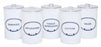 Graham-Field Plastic Sundry Jars - JAR, SUNDRY, PLASTIC, SET OF 5, WITH LIDS - 3455