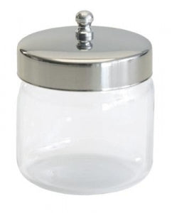 Graham-Field Unlabeled Dressing Jars w/Covers - Dressing Jar with Lid, 3" x 3" - 3460