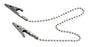 Graham-Field Jaw Clip Chain Bib Holder - CHAIN, BIB HOLDER, JAW CLIP / BALL CHAIN, 12" - 3822-1