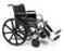 Graham-Field Traveler HD Wheelchair - Traveler HD Wheelchair, 20" x 18", Detachable Desk Arm, Elevating Leg Rest - 3G010330