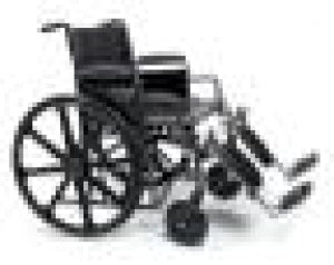 Graham-Field Traveler HD Wheelchair - Traveler HD Wheelchair, 22" x 18", Detachable Desk Arm, Elevating Leg Rest - 3G010430