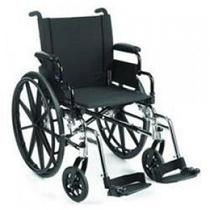 Graham-Field Traveler HD Wheelchair - Traveler HD Wheelchair, 22" x 18", Detachable Desk Arm, Elevating Leg Rest - 3G010430