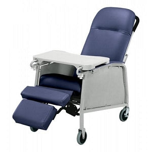 Graham-Field Lumex Three Position Recliners - Lumex Standard 3-Position Recliner, Imperial Blue - 574G432