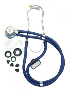 Graham-Field Sprague Rappaport Stethoscopes - Sprague-Rappaport Stethoscope, Blue, 22" - 602BL