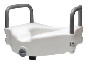 Graham-Field Inc Lumex Locking Raised Toilet Seat with Removable Arms - Lumex Locking Raised Toilet Seat with Removable Armrests - 6487RA