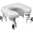 Graham-Field Lumex Multi-Position Padded Raised Toilet Seat - Lumex Multi-Position Open Padded Raised Toilet Seat, Angle and Height Adjustable, 4-3/4" W, 300 lb. Capacity - 6497A