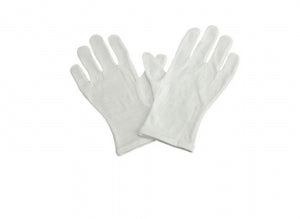 Graham-Field Cotton Gloves - Cotton Gloves, White, Ladies M - 9665