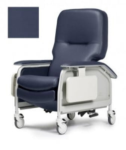 Graham Field Lumex Deluxe Clinical-Care Recliner - Lumex Deluxe Clinical Care Recliner, CA133, Imperial Blue - FR566G432