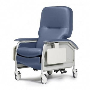 Graham Field Lumex Deluxe Clinical-Care Recliner - Lumex Deluxe Clinical Care Recliner, CA133, Steel Blue - FR566G9214