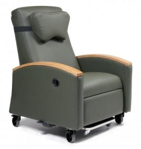 Graham-Field Lumex Ortho-Biotic II Recliner - Ortho-Biotic II Recliner with Wood Cap Arms, Moat - FR597G1323