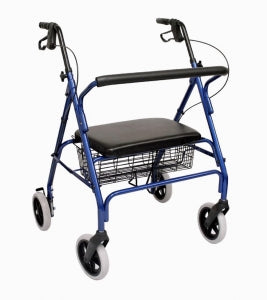 Graham-Fiel Lumex Walkabout Four-Wheel Contour Deluxe rollator - Deluxe Contour Rollator Walker - RJ4805R