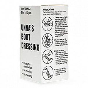 Graham-Field Unna's Boot Dressings - Unna Boot Dressing, 3" x 10 yd. - UNNA3