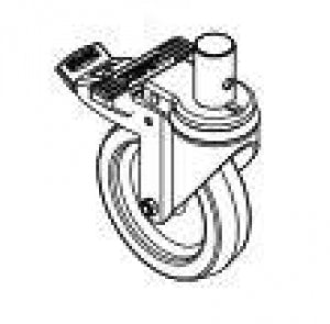 Graham-Field Caster Assemblies - Caster Assemblies, Caster, Directional, Locking, 5" - WB170034