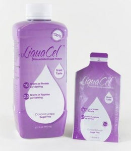 Gl LiquaCel Liquid Protein Supplement - Liquid Protein, LiquaCel, Grape Packet - GH95