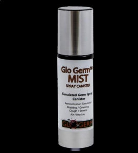 Glo Germ MIST Spray Canister - Empty Spray Canister for MIST Refill - MISTSC