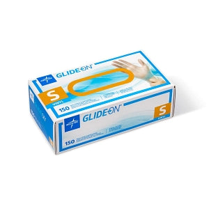 Medline Glide-On Powder-Free Vinyl Exam Gloves - Glide-On Powder-Free Vinyl Exam Gloves, Size S - GLIDE511