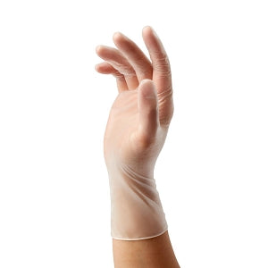 Medline Glide-On Powder-Free Vinyl Exam Gloves - Glide-On Powder-Free Vinyl Exam Gloves, Size S - GLIDE511