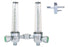 Aluminum Dual Oxygen Flowmeters