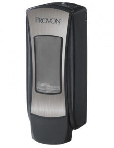 Gojo PROVON ADX-12 Dispenser - Provon ADX-12 Push-Style Dispensers for Foaming Soap or Shower Soap, Chrome / Black - 8872-06