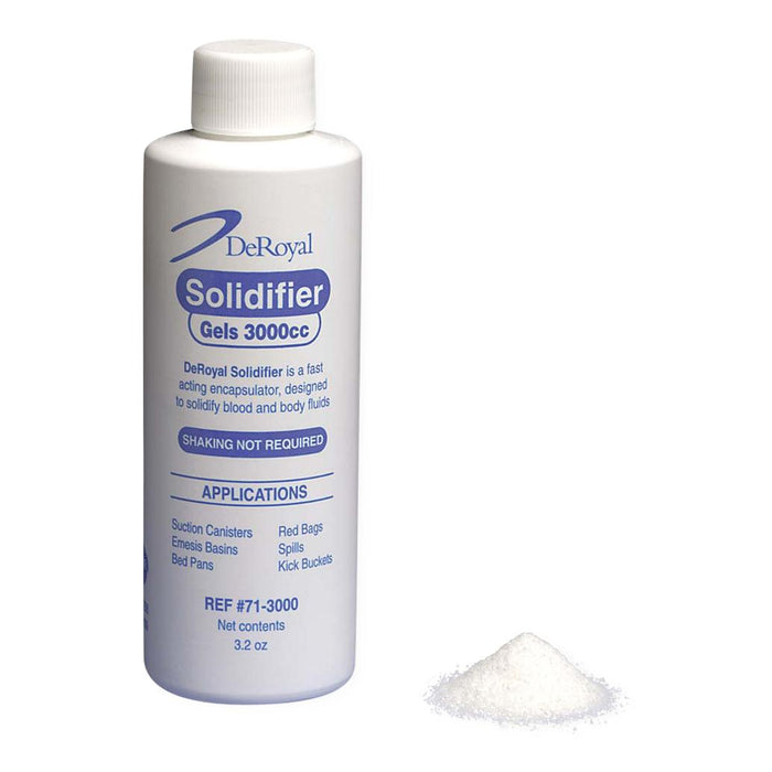 DeRoyal Solidifiers - Gelling Solidifier, 2.1 oz., 2, 000 cc, Nonsterile, MSPV Only - 71-2005