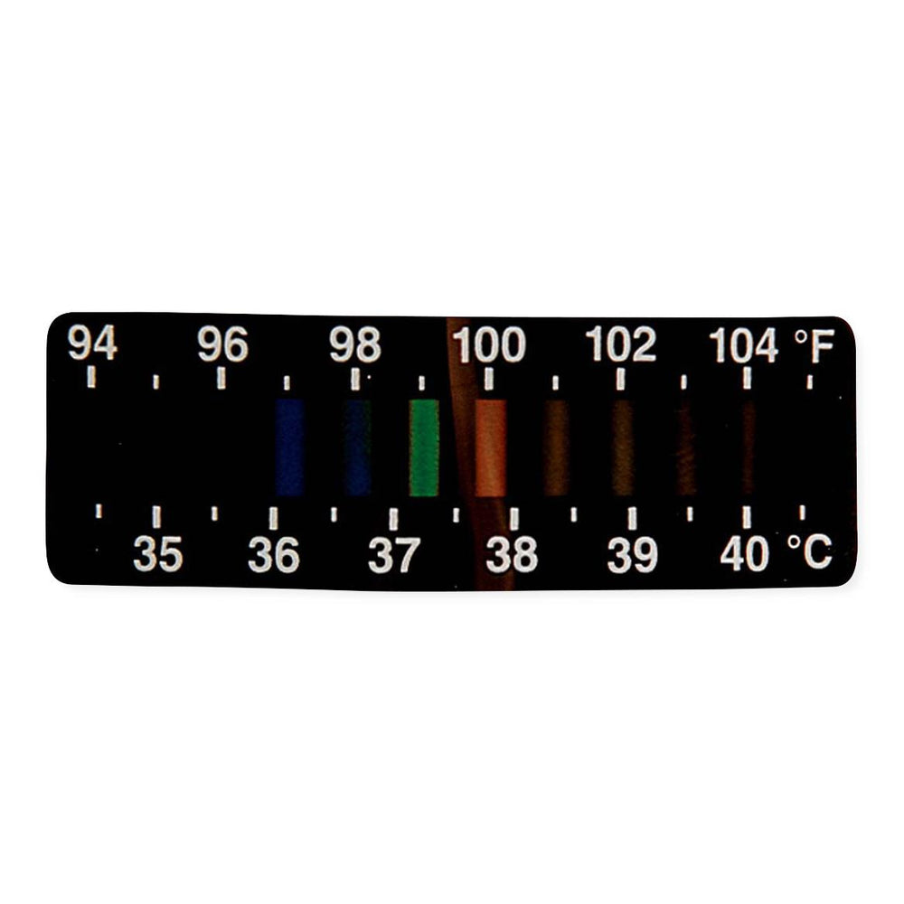 DeRoyal LCD Sensostrip Temp Indicators - Nova Trend Indicator with Dispenser, 6 Bars - V81-010003