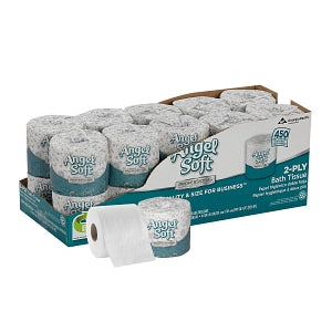 Georgia-Pacific Angel Soft Ultra 2-Ply Bath Tissue - Angel Soft Ultra 2-Ply Bath Tissue in Convenience Pack, 450 Sheets / Roll - 16620