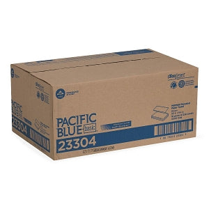 Georgia-Pacific Pacific Blue Basic Multifold Paper Towels - Pacific Blue Basic Multifold Paper Towel, EPA Compliant, Brown, 9.2" x 9.4" - 23304