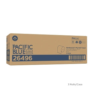 Georgia-Pacific Pacific Blue Ultra Brown Paper Towels - Pacific Blue Ultra Paper Towels, Brown, 8" Roll - 26496