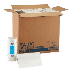 Georgia Pacific LLC Pacific Blue Select Perforated 2-Ply Paper Towels - Pacific Blue Select Perforated 2-Ply Paper Towels, 8.8" x 11", 100 Sheets / Roll - 27300