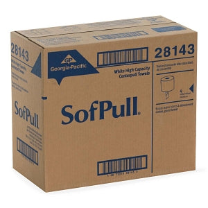 Georgia-Pacific SofPull Centerpull Paper Towels - SofPull Centerpull High-Capacity White Paper Towels, 567 Sheets / Roll - 28143