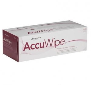 Georgia-Pacific PRO Pacific Blue Select AccuWipe Wipers - GP PRO Premium AccuWpe Delicate Task Wiper, 1-Ply, Disposable, White, Medium, 4, 350 Wipers / Case - 29834