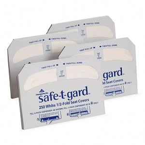 Georgia Pacific Safe-T-Gard Toilet Seat Covers - Safe-T-Gard Toilet Seat Cover, Half-Fold - 47052